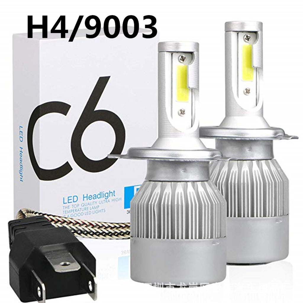 Cross-border car led headlight C6 headlight h4 headlight 9005 9006 H11 H7 headlight