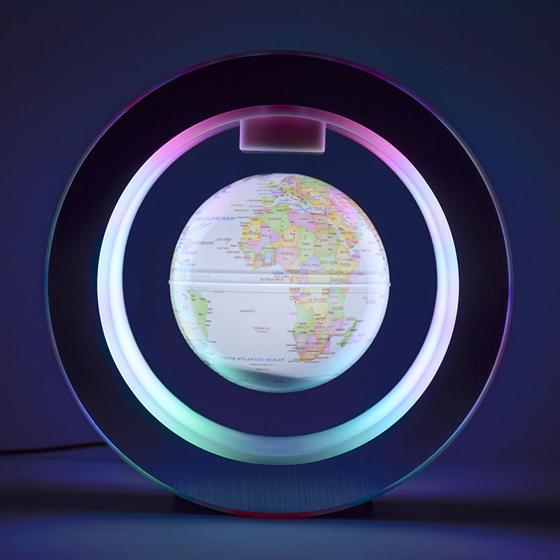 Magnetic levitation 4 inch globe luminous home decoration student stationery Halloween gift children's toy crafts