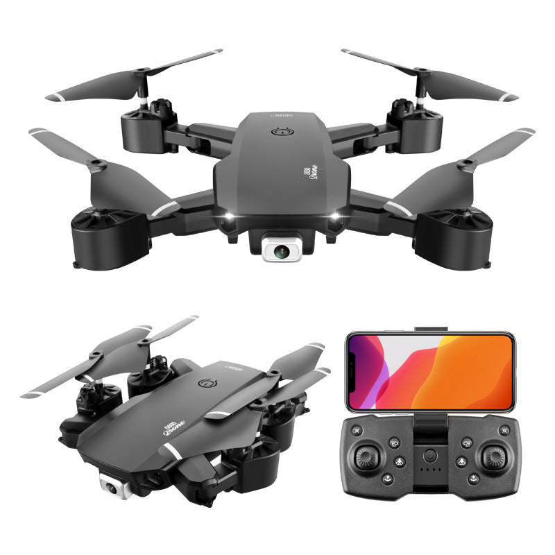 Cross-border drone folding remote control plane 4K HD dual camera wifi aerial photography aircraft helicopter hot sale