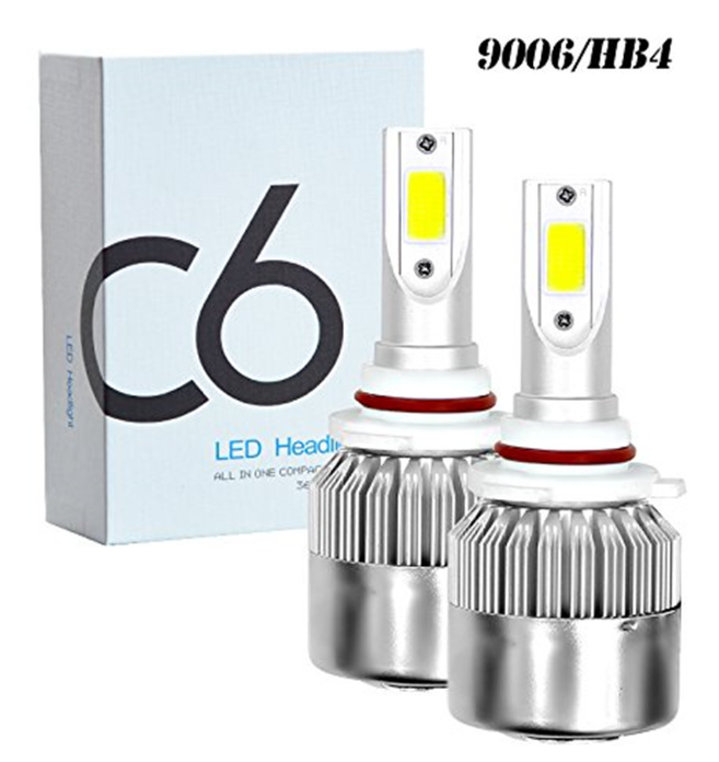 Cross-border car led headlight C6 headlight h4 headlight 9005 9006 H11 H7 headlight