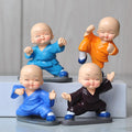 Kung Fu little monk car ornaments creative doll car accessories manufacturers car decoration small ornaments wholesale
