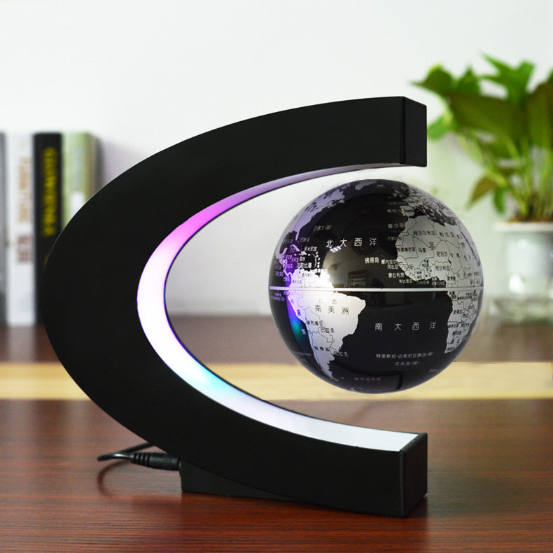 Magnetic levitation globe C-shaped 3 inch new and peculiar creative home decoration ornaments children's birthday gifts handicrafts