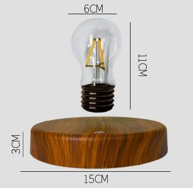 Magnetic levitation light bulb night light