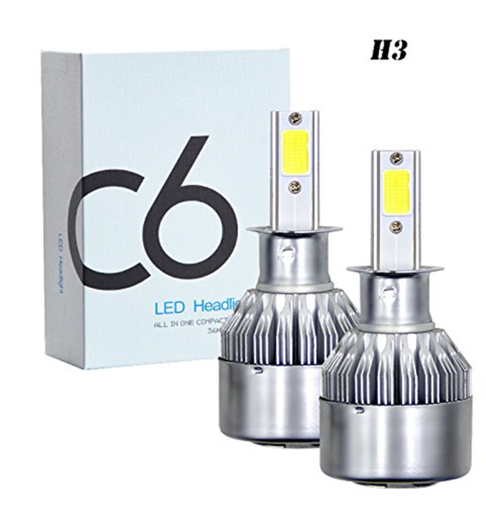 Cross-border car led headlight C6 headlight h4 headlight 9005 9006 H11 H7 headlight