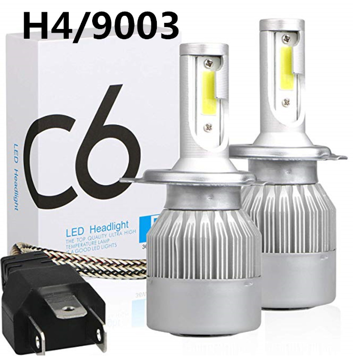 Cross-border car led headlight C6 headlight h4 headlight 9005 9006 H11 H7 headlight